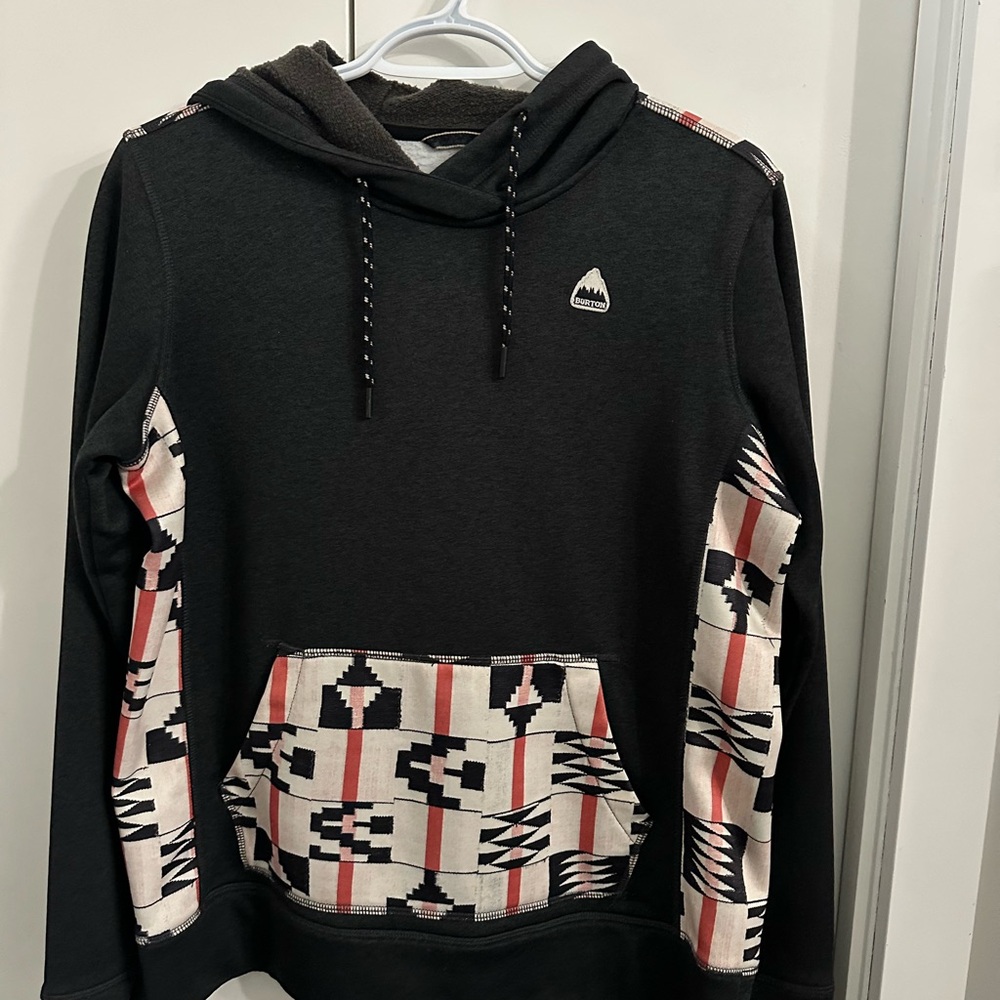 Burton Aztec pattern hoodie